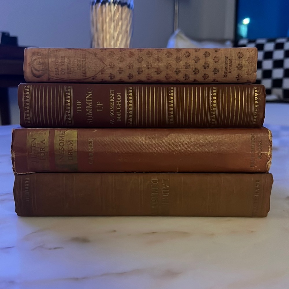 Four books for decor